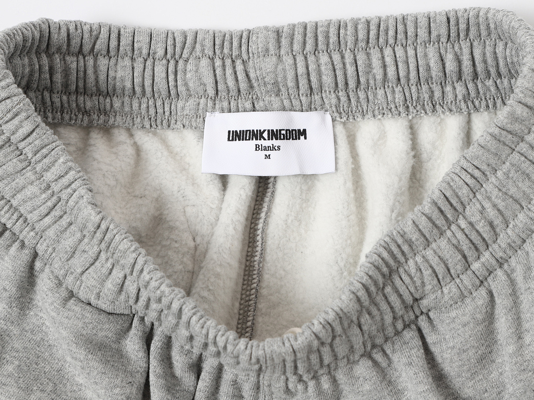 On Running 420Gsm Union Kingdom 100% Raw Cotton Fleece Blank Sweatpants - Image 7