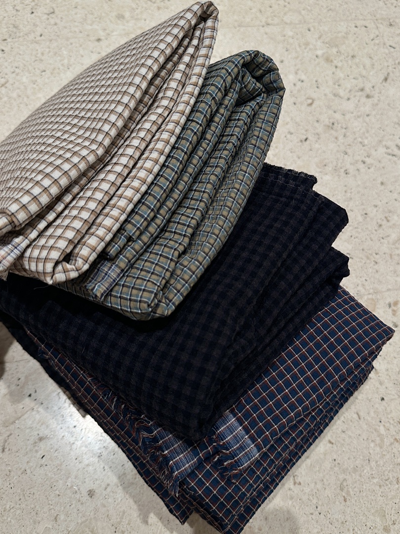 On Running 140Gsm Union Kingdom 100% Cotton Boxy Cropped Fit Plaid Short-Sleeved Shirt - Image 40