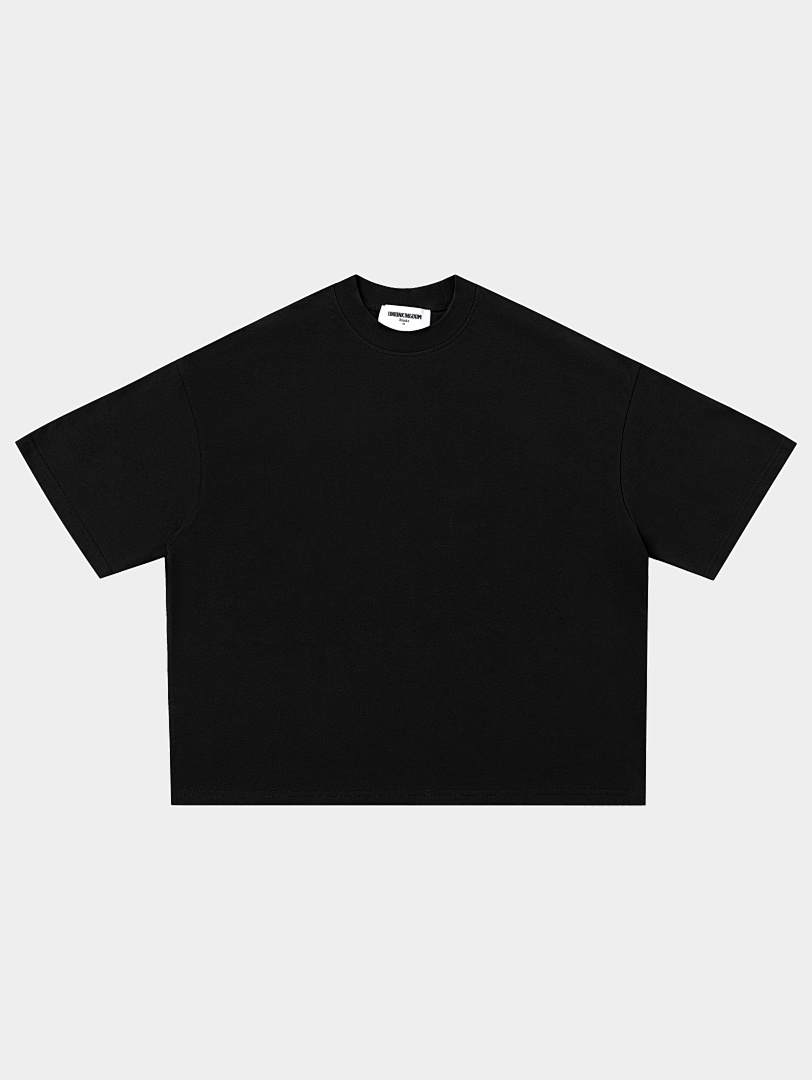 On Running 240Gsm Union Kingdom 100% Cotton Boxy Cropped Fit Blank T-Shirt - Image 31