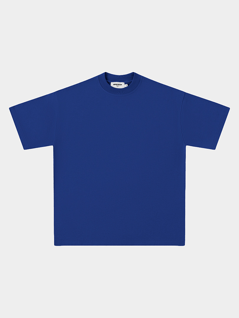 On Running 320Gsm Union Kingdom 100% Cotton Loose Fit Blank T-Shirt - Image 63