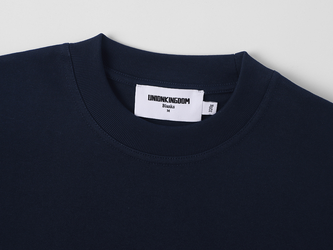 On Running 320Gsm Union Kingdom 100% Cotton Loose Fit Blank T-Shirt - Image 57