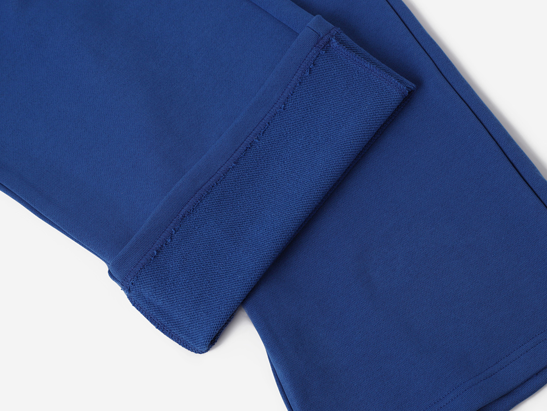 On Running 450Gsm Union Kingdom 100% Cotton Boxy Chemical Blue Blank Tracksuits - Image 16