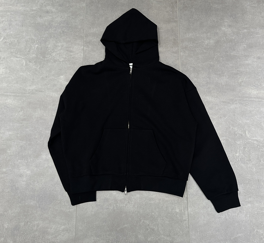 On Running 480Gsm Union Kingdom 100% Cotton French Terry Boxy Cropped Fit Zip-Up - Image 63