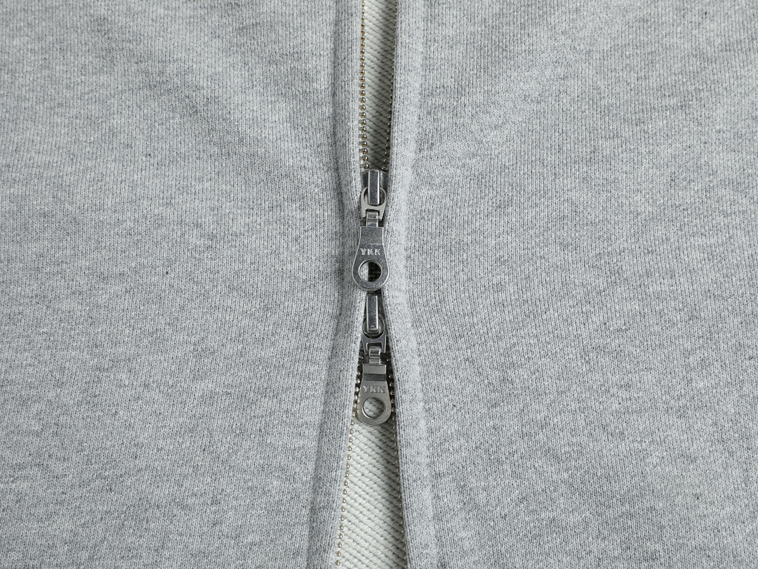On Running 480Gsm Union Kingdom 100% Cotton French Terry Raglan Boxy Cropped Fit Zip-Up - Image 15