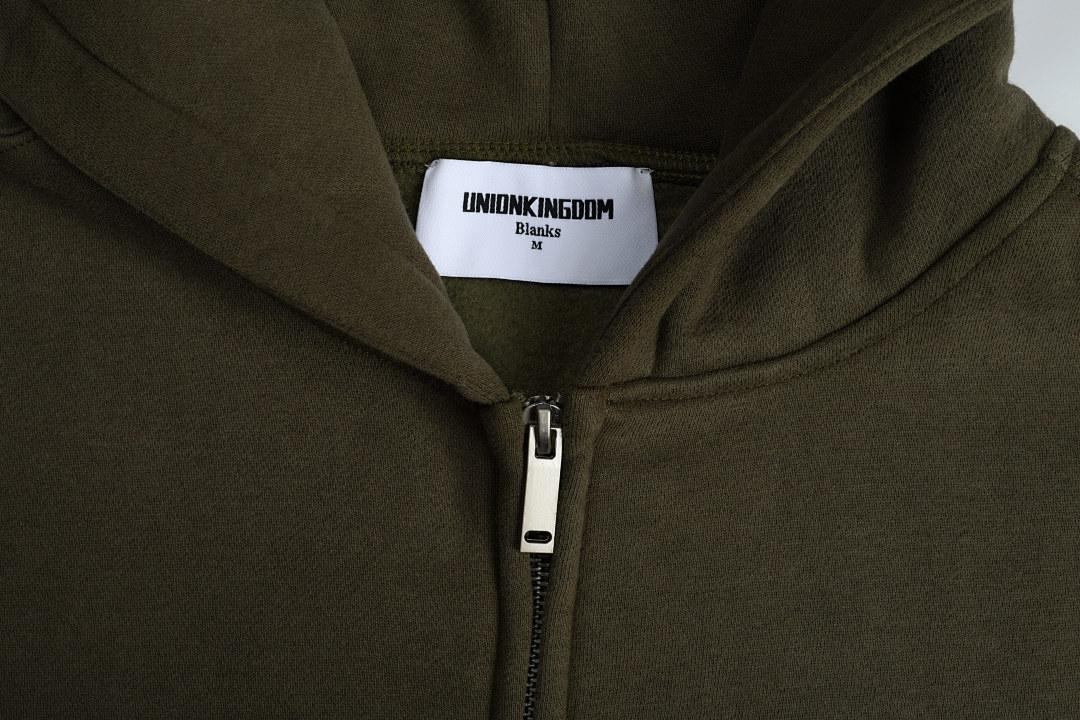 On Running 360Gsm Union Kingdom Loose Fit Blank Zip-Up Hoodie And Tracksuit - Image 67