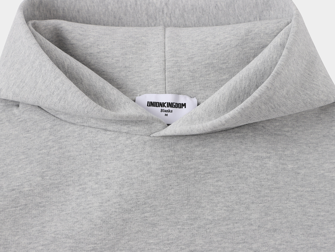 On Running 630Gsm Union Kingdom Boxy Cropped Fit Blank Tracksuits - Image 8