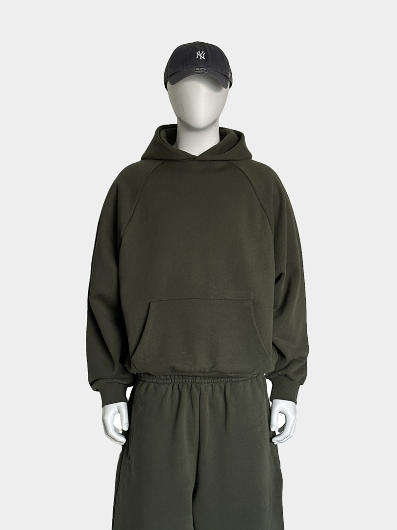 On Running 600Gsm Union Kingdom 100% Cotton Fleece Cropped Fit Hoodie And Baggy Sweatpants - Image 93