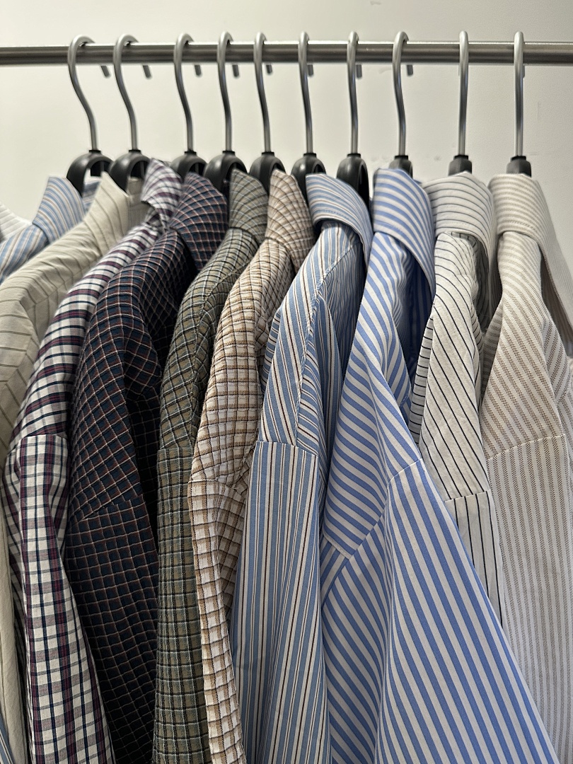 On Running [Restocking]150Gsm Union Kingdom 100% Cotton Boxy Cropped Fit Striped Short-Sleeved Shirt - Image 25