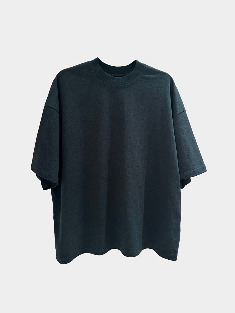 On Running 240Gsm Union Kingdom 100% Cotton Boxy Cropped Fit Blank T-Shirt - Image 57