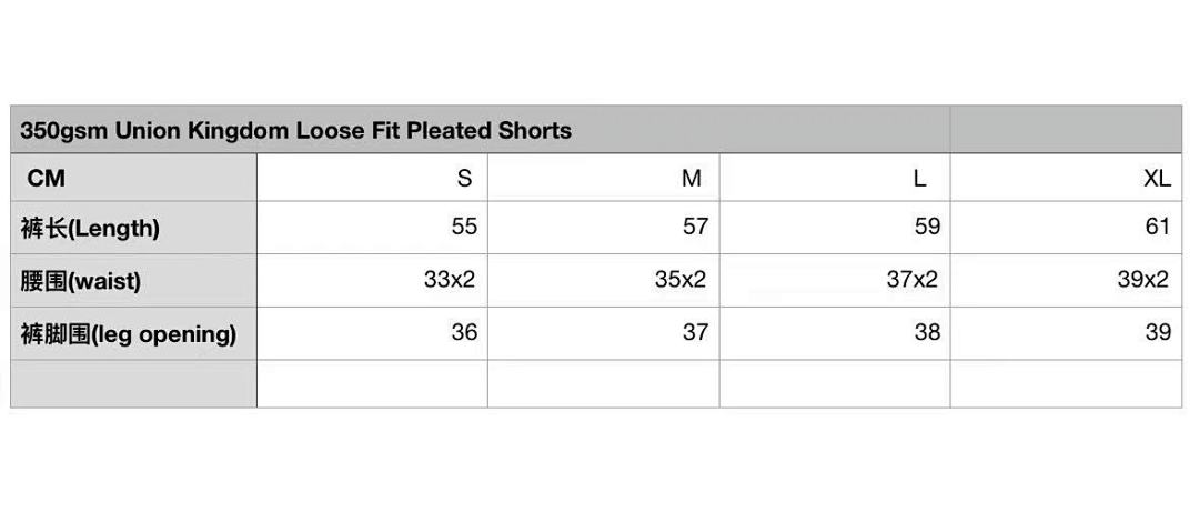 On Running 350Gsm Union Kingdom Loose Fit Pleated Shorts - Image 29