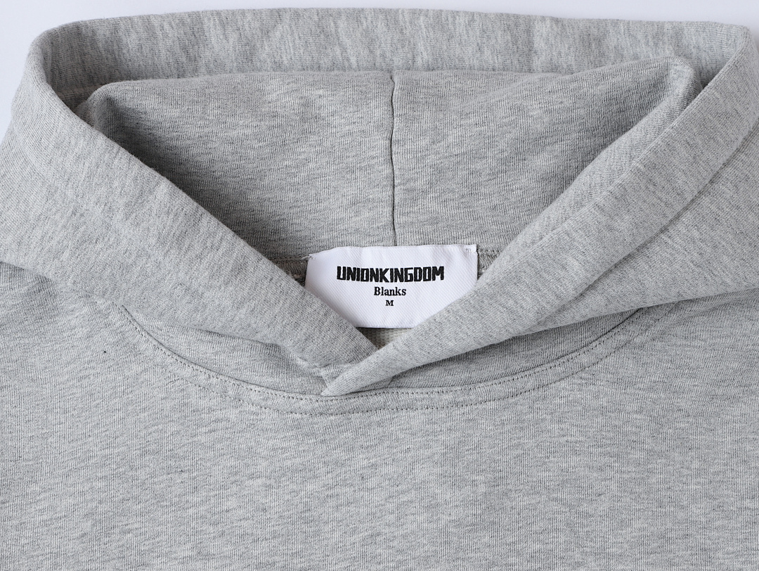 On Running 420Gsm Union Kingdom Terry Faric 100% Cotton Cropped Fit Blank Hoodie - Image 22