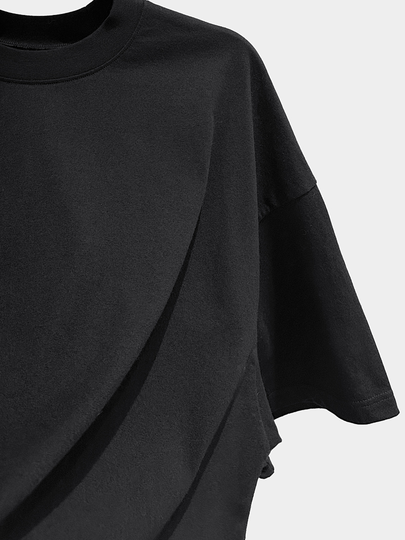 On Running 240Gsm Union Kingdom 100% Cotton Boxy Cropped Fit Blank T-Shirt - Image 66
