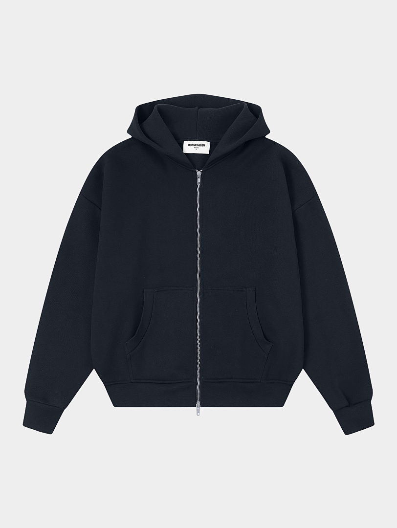 On Running 520Gsm Union Kingdom Boxy Cropped Fit Zip-Up - Image 34