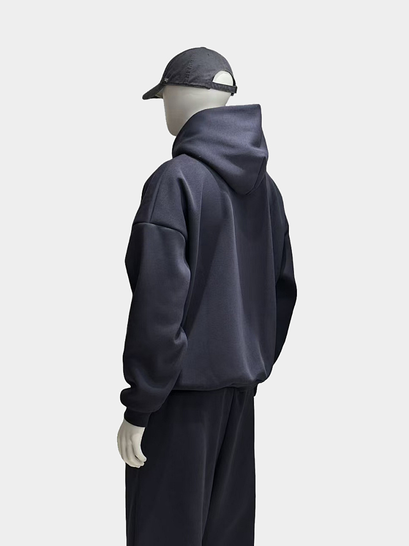 On Running 500Gsm Union Kingdom Orlon Fleece Boxy Cropped Fit Blank Tracksuits - Image 8