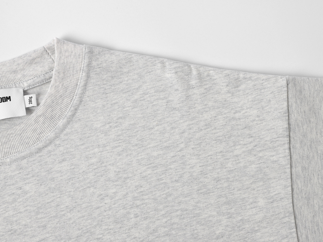 On Running 280Gsm Union Kingdom 100% Cotton Loose Fit Blank T-Shirt - Image 56