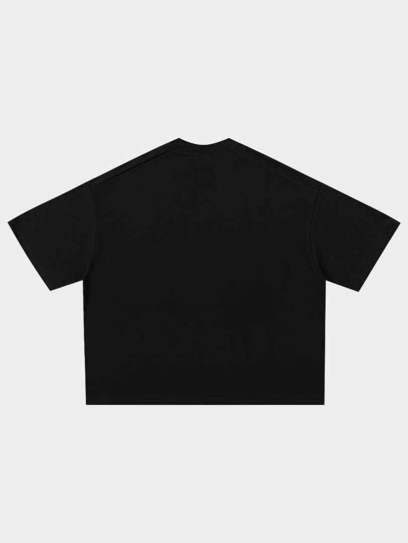 On Running 240Gsm Union Kingdom 100% Cotton Boxy Cropped Fit Blank T-Shirt - Image 32