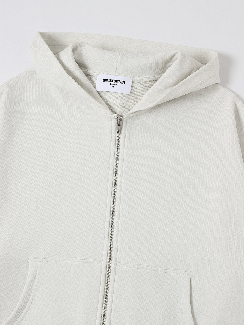 On Running 360Gsm Union Kingdom 100% Cotton French Terry Boxy Cropped Fit Zip-Up - Image 31