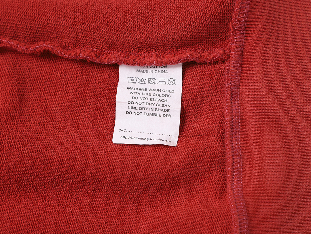 On Running 550Gsm Union Kingdom 100% Cotton French Terry Cropped Fit Washed Zip-Up - Image 9