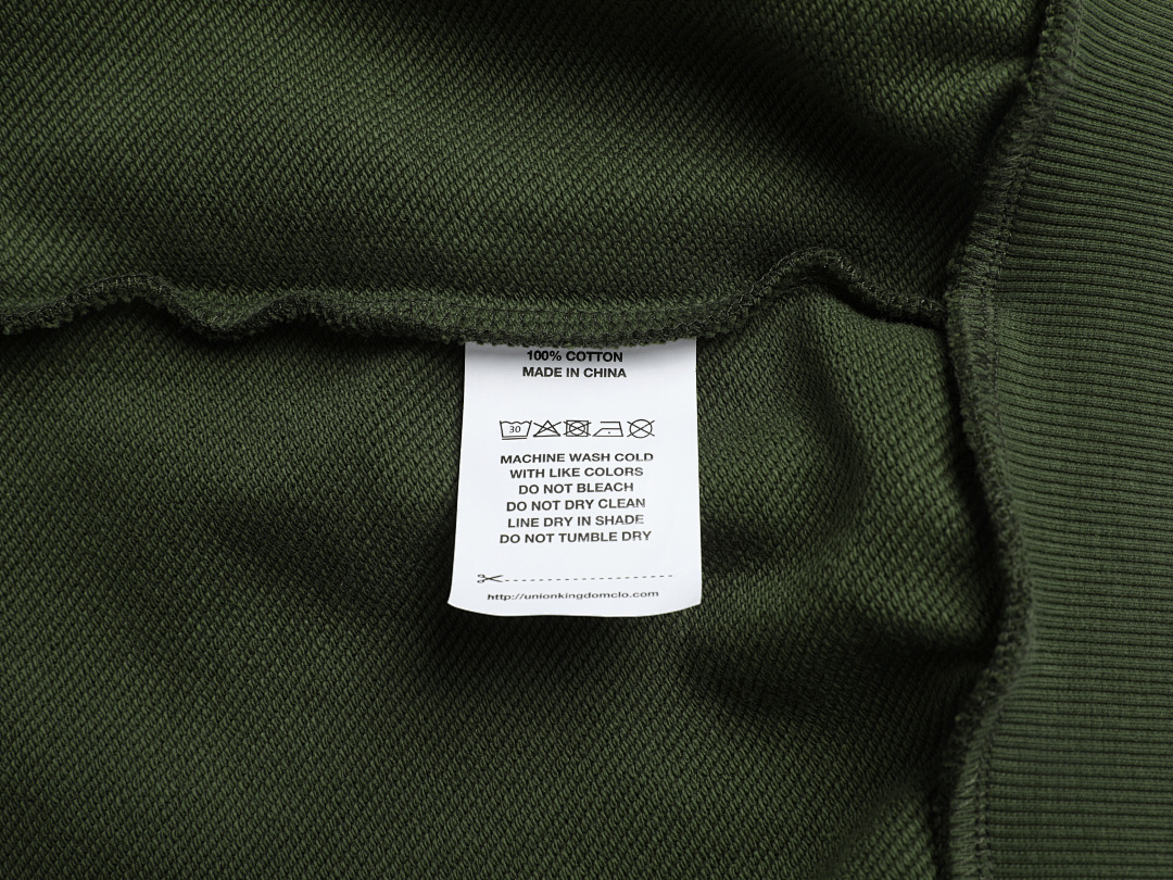 On Running 480Gsm Union Kingdom 100% Cotton French Terry Raglan Boxy Cropped Fit Zip-Up - Image 10