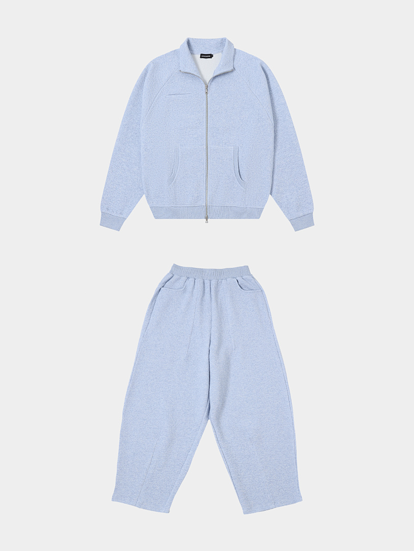 On Running 380Gsm Union Kingdom Bubble Texture Soft Boxy Cropped Fit Tracksuit - Image 22