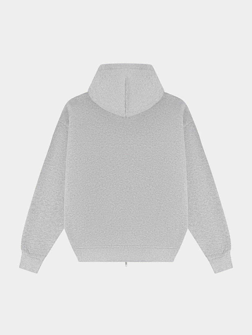 On Running 360Gsm Union Kingdom Loose Fit Blank Zip-Up Hoodie And Tracksuit - Image 6