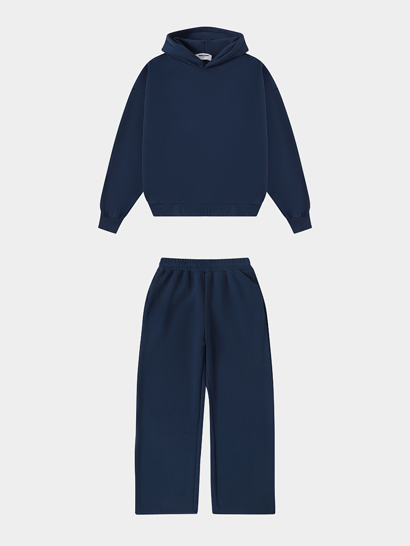 On Running 500Gsm Union Kingdom Orlon Fleece Boxy Cropped Fit Blank Tracksuits - Image 41