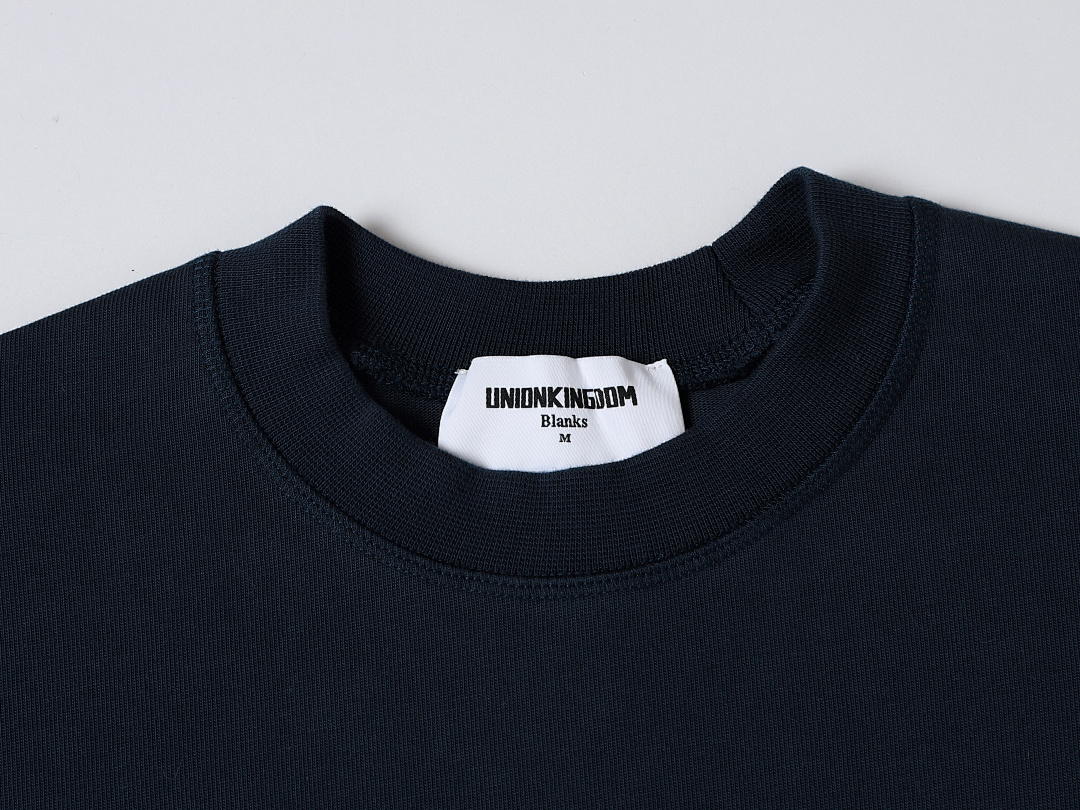 On Running 400Gsm Union Kingdom 100% Cotton Boxy Cropped Fit Washed Blank T-Shirt - Image 24