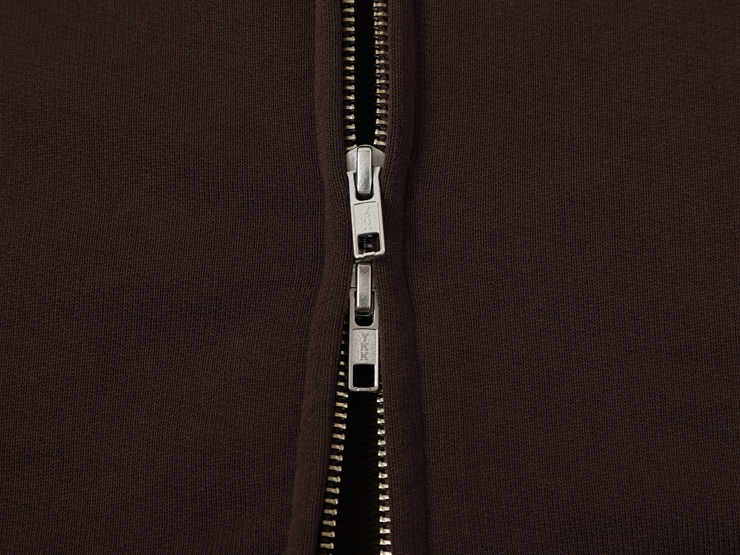 On Running 480Gsm Union Kingdom 100% Cotton French Terry Boxy Cropped Fit Zip-Up - Image 27