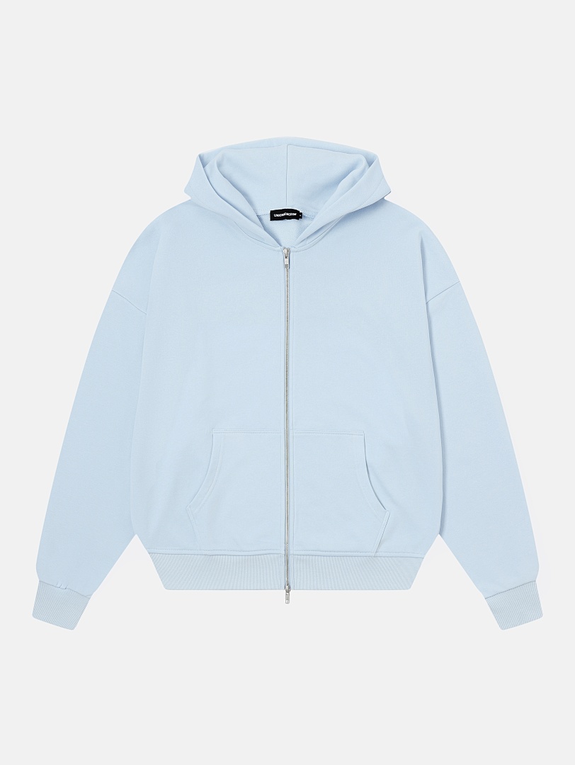 On Running 360Gsm Union Kingdom 100% Cotton French Terry Boxy Cropped Fit Zip-Up - Image 11