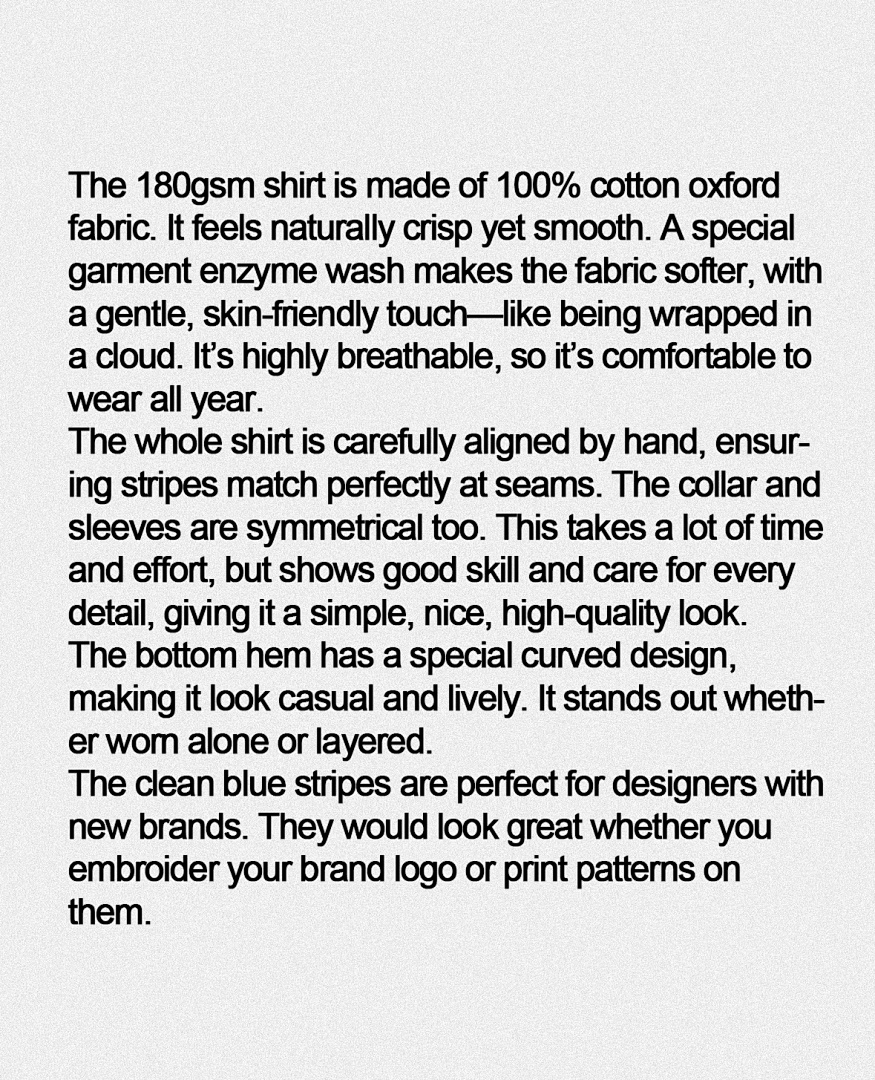 On Running [Restocking]180Gsm 100% Cotton Oxford Weave Boxy Cropped Fit Long-Sleeved Shirt - Image 22