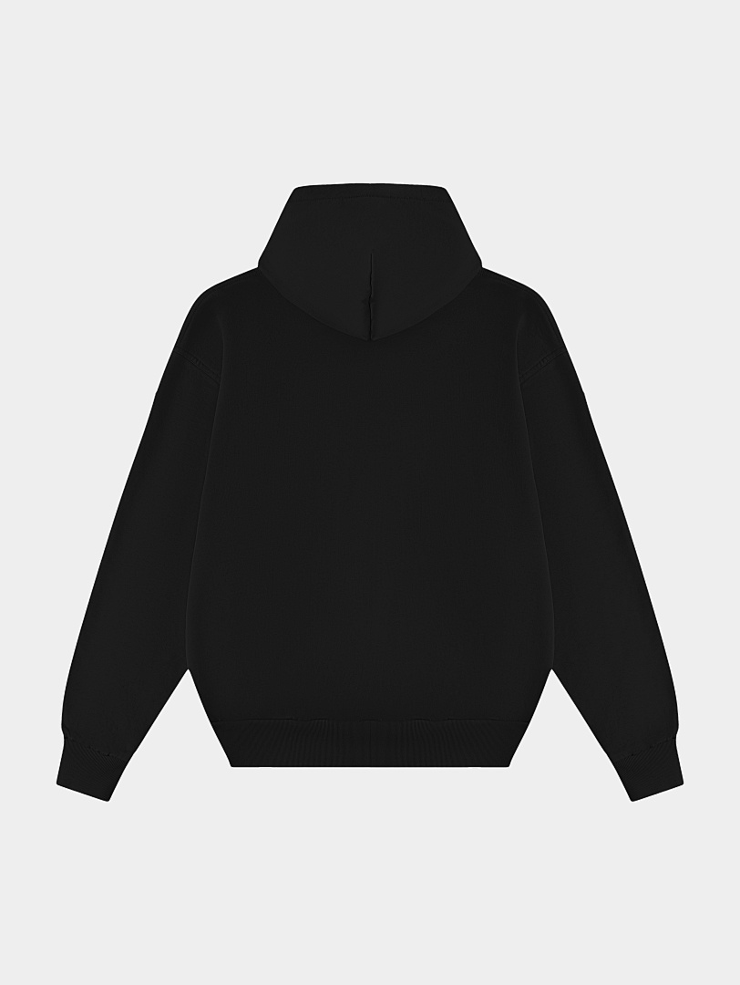 On Running 420Gsm Union Kingdom Terry Faric 100% Cotton Cropped Fit Blank Hoodie - Image 45