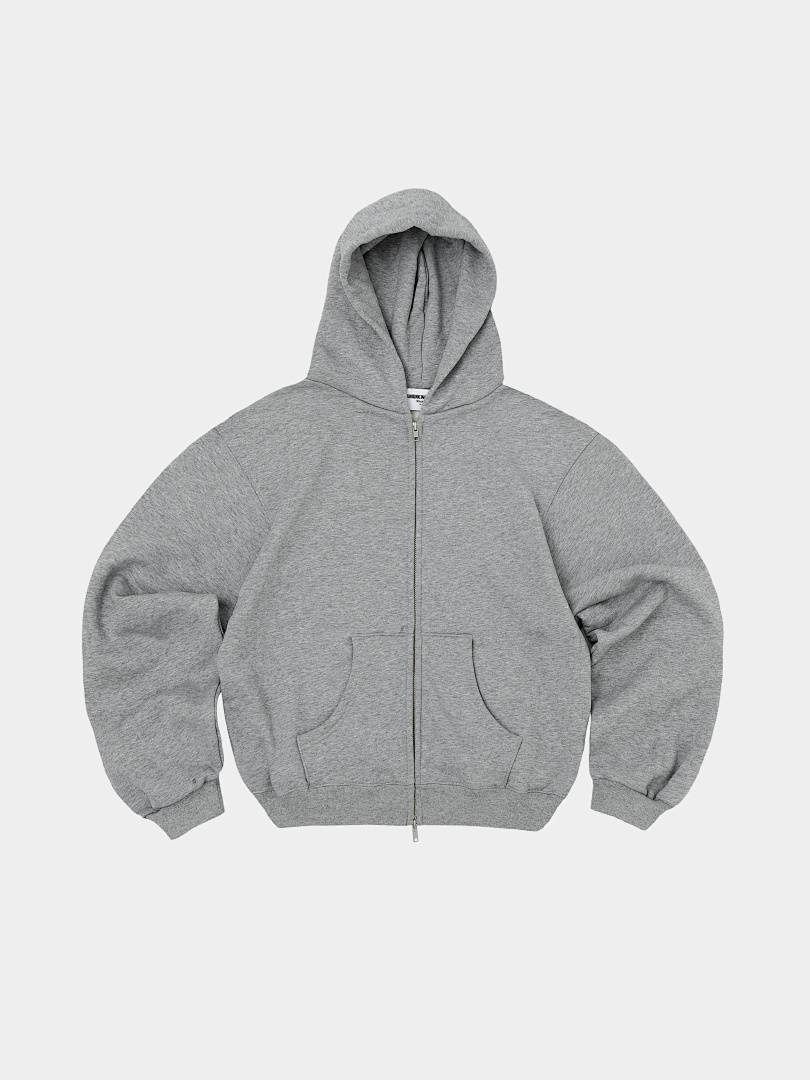 On Running 480Gsm Union Kingdom 100% Cotton Fleece Cropped Fit Zip-Up - Image 2