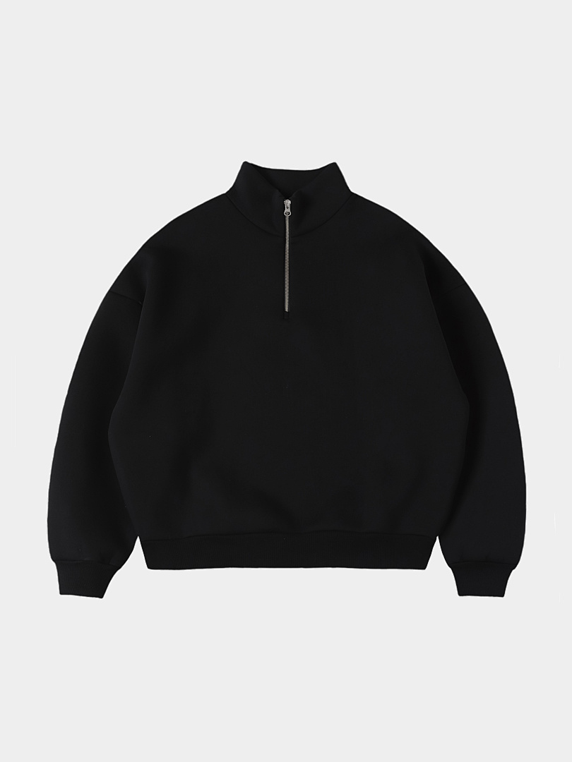 On Running 630Gsm Union Kingdom Boxy Crop Fit Blank Quarter-Zip Sweatshirt - Image 32