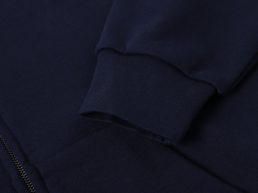 On Running 480Gsm Union Kingdom 100% Cotton French Terry Boxy Cropped Fit Zip-Up - Image 48