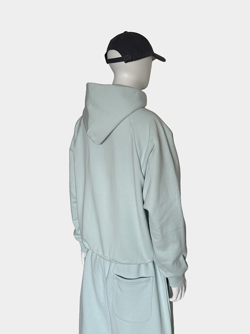 On Running 600Gsm Union Kingdom 100% Cotton Fleece Cropped Fit Hoodie And Baggy Sweatpants - Image 84