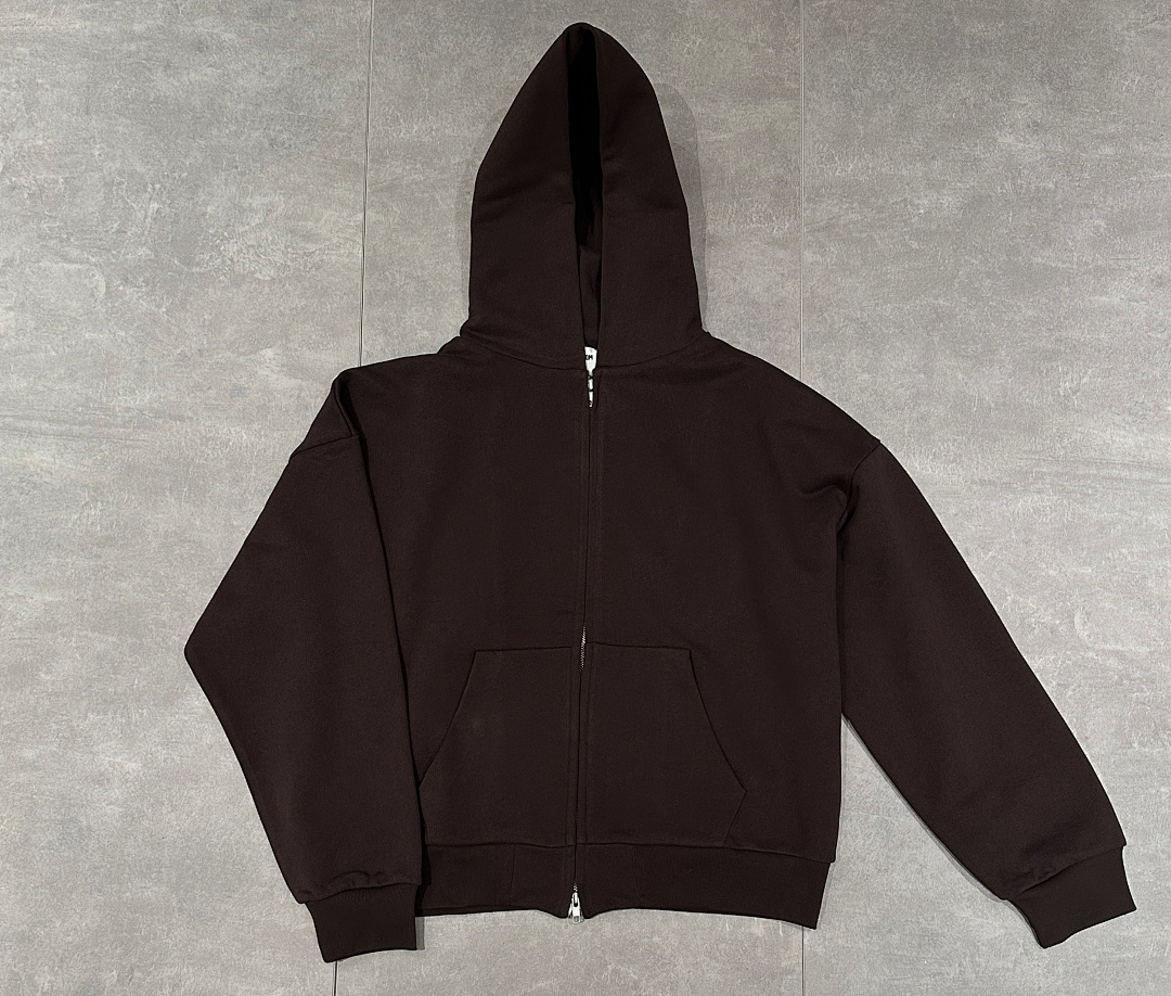 On Running 480Gsm Union Kingdom 100% Cotton French Terry Boxy Cropped Fit Zip-Up - Image 67