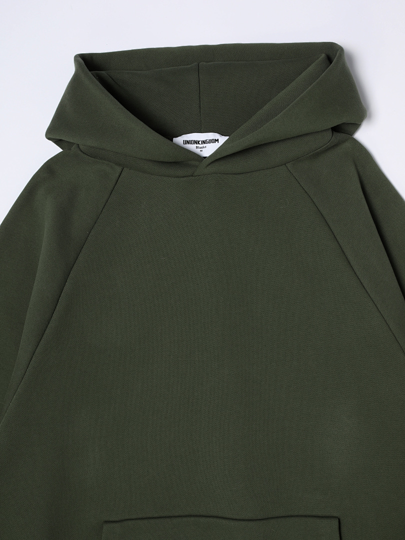 On Running 600Gsm Union Kingdom 100% Cotton Fleece Cropped Fit Hoodie And Baggy Sweatpants - Image 5