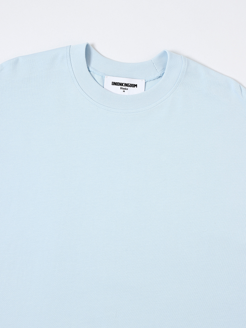 On Running 240Gsm Union Kingdom 100% Cotton Boxy Cropped Fit Blank T-Shirt - Image 15
