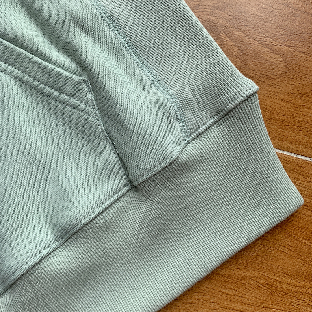 On Running [Discount Price: ¥39]Blank Reverse Weave Without Embroidery Hoodie 5 Colors - Image 14