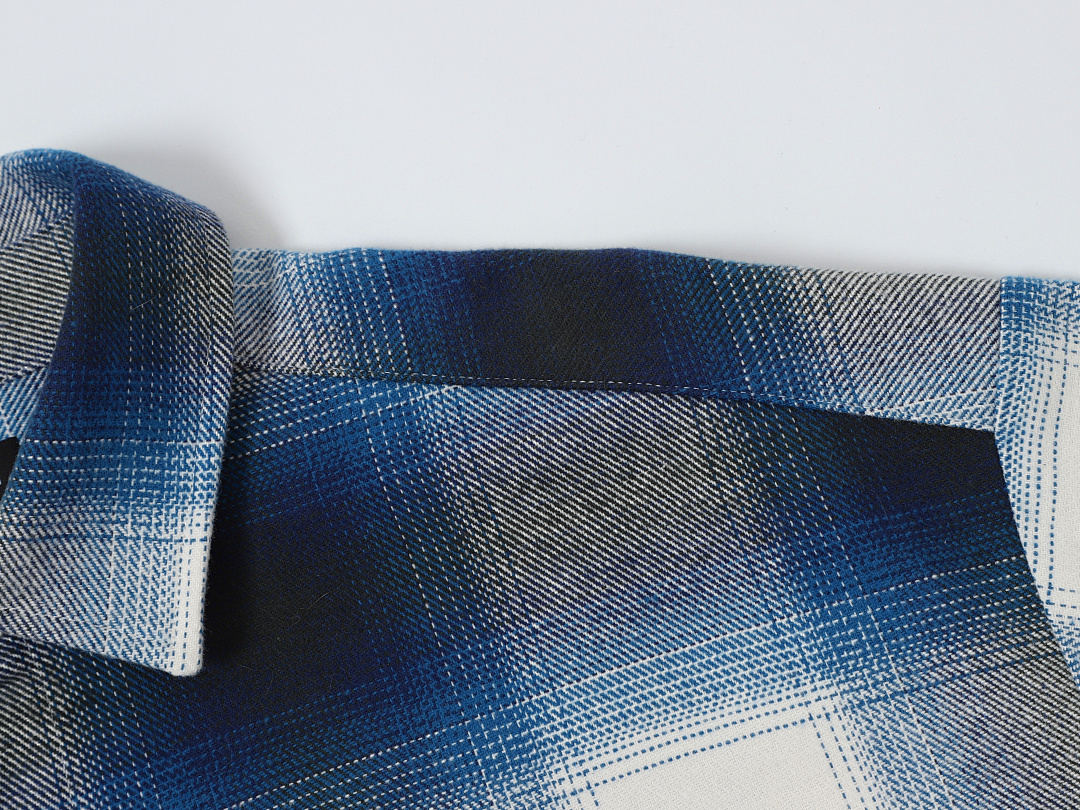 On Running [Restocking]320Gsm Union Kingdom 100% Cotton Boxy Cropped Fit Plaid Flannel Jacket - Image 13