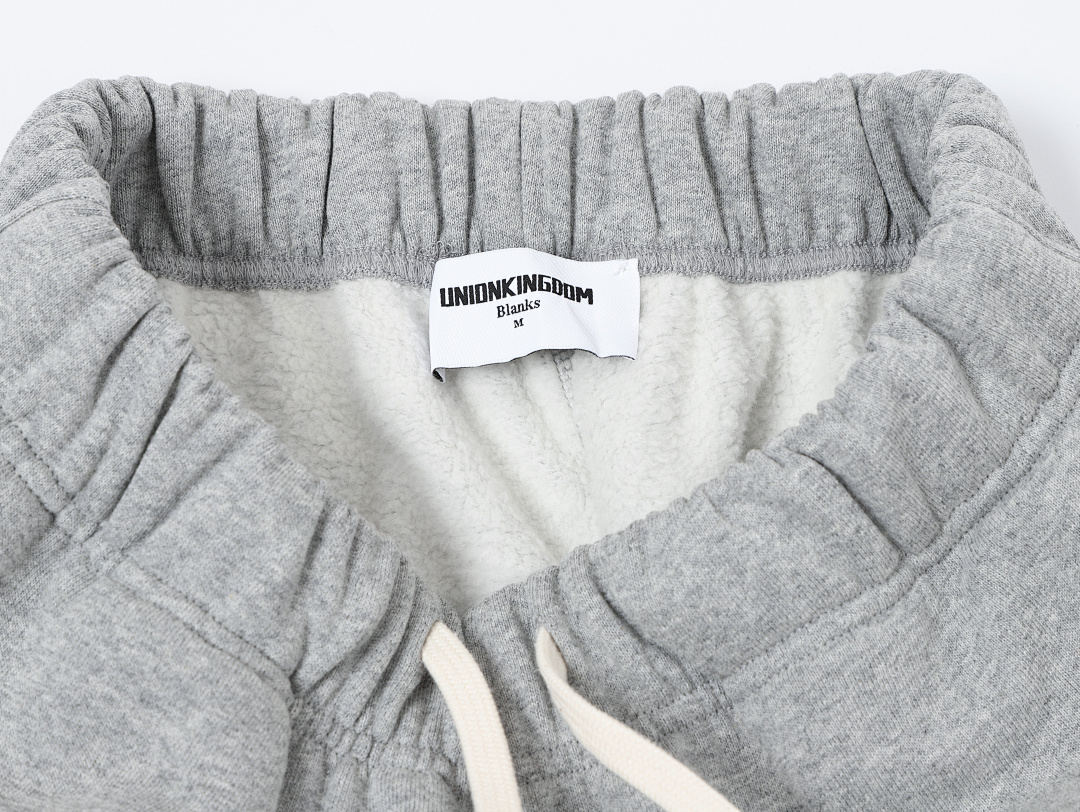 On Running 420Gsm Union Kingdom 100% Raw Cotton Fleece Blank Sweatpants - Image 42