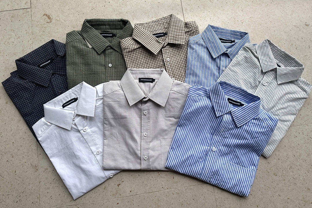 On Running [Restocking]150Gsm Union Kingdom 100% Cotton Boxy Cropped Fit Striped Short-Sleeved Shirt - Image 21