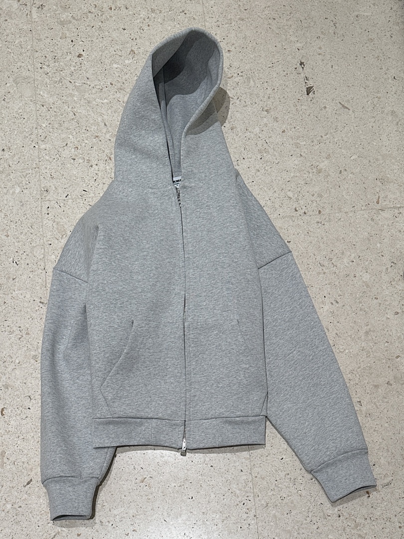 On Running 630Gsm Union Kingdom Boxy Cropped Fit Blank Zip-Up - Image 67