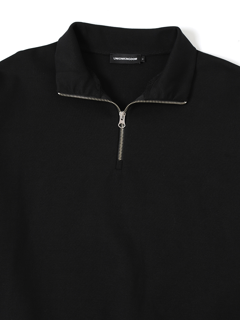On Running 430Gsm Union Kingdom Double-Face Fabric Boxy Cropped Fit Quarter-Zip Sweatshirt - Image 14