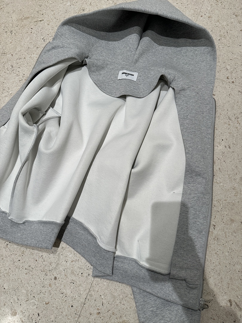 On Running 630Gsm Union Kingdom Boxy Cropped Fit Blank Zip-Up - Image 68
