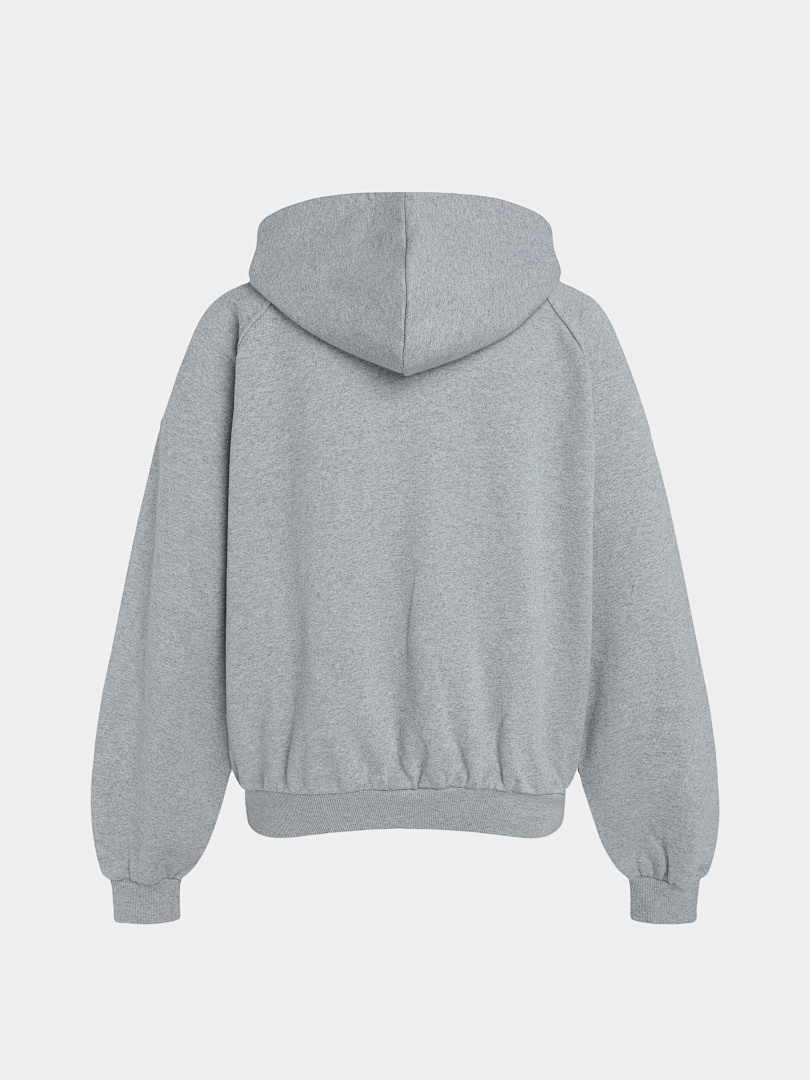 On Running 480Gsm Union Kingdom 100% Cotton French Terry Raglan Boxy Cropped Fit Hoodie - Image 4