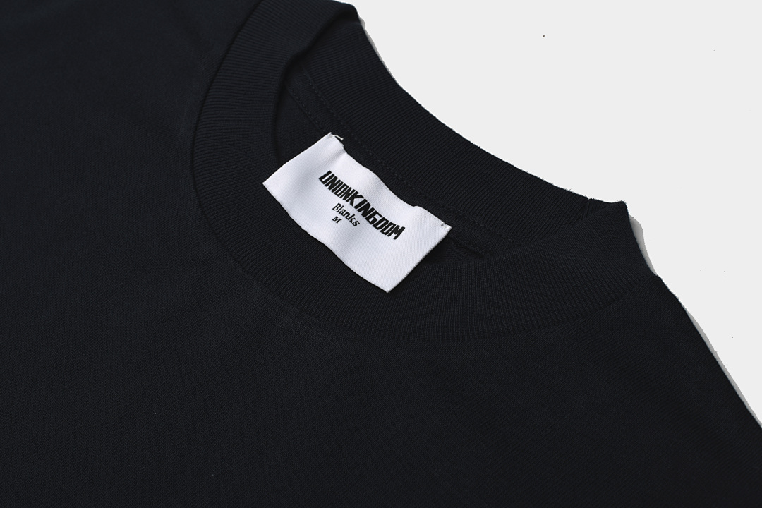 On Running 300Gsm Union Kingdom 100% Raw Cotton Loose Fit Blank T-Shirt - Image 4