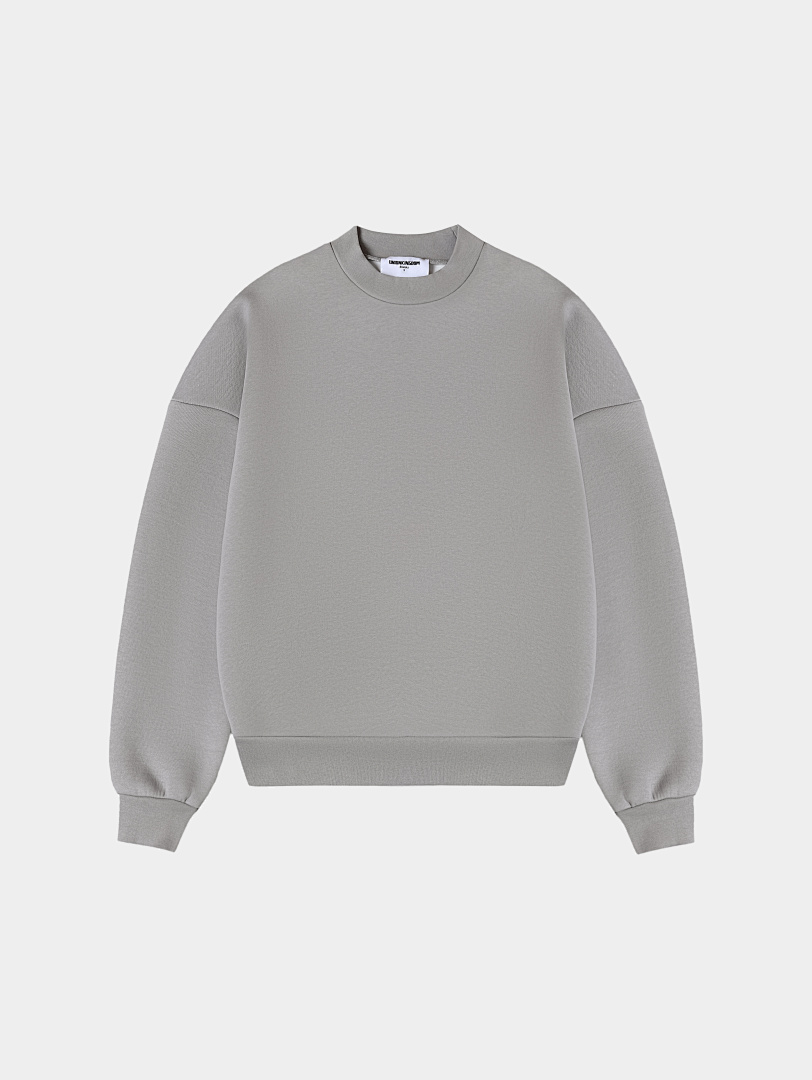 On Running 630Gsm Union Kingdom Boxy Cropped Fit Blank Crewneck - Image 45