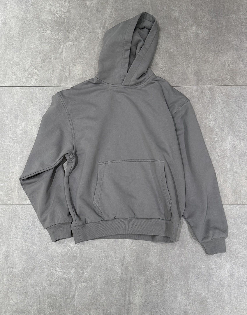 On Running 420Gsm Union Kingdom Terry Faric 100% Cotton Cropped Fit Blank Hoodie - Image 58