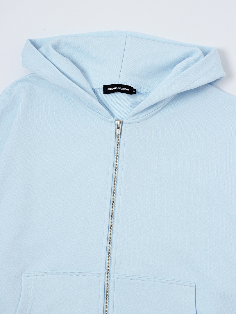 On Running 360Gsm Union Kingdom 100% Cotton French Terry Boxy Cropped Fit Zip-Up - Image 13